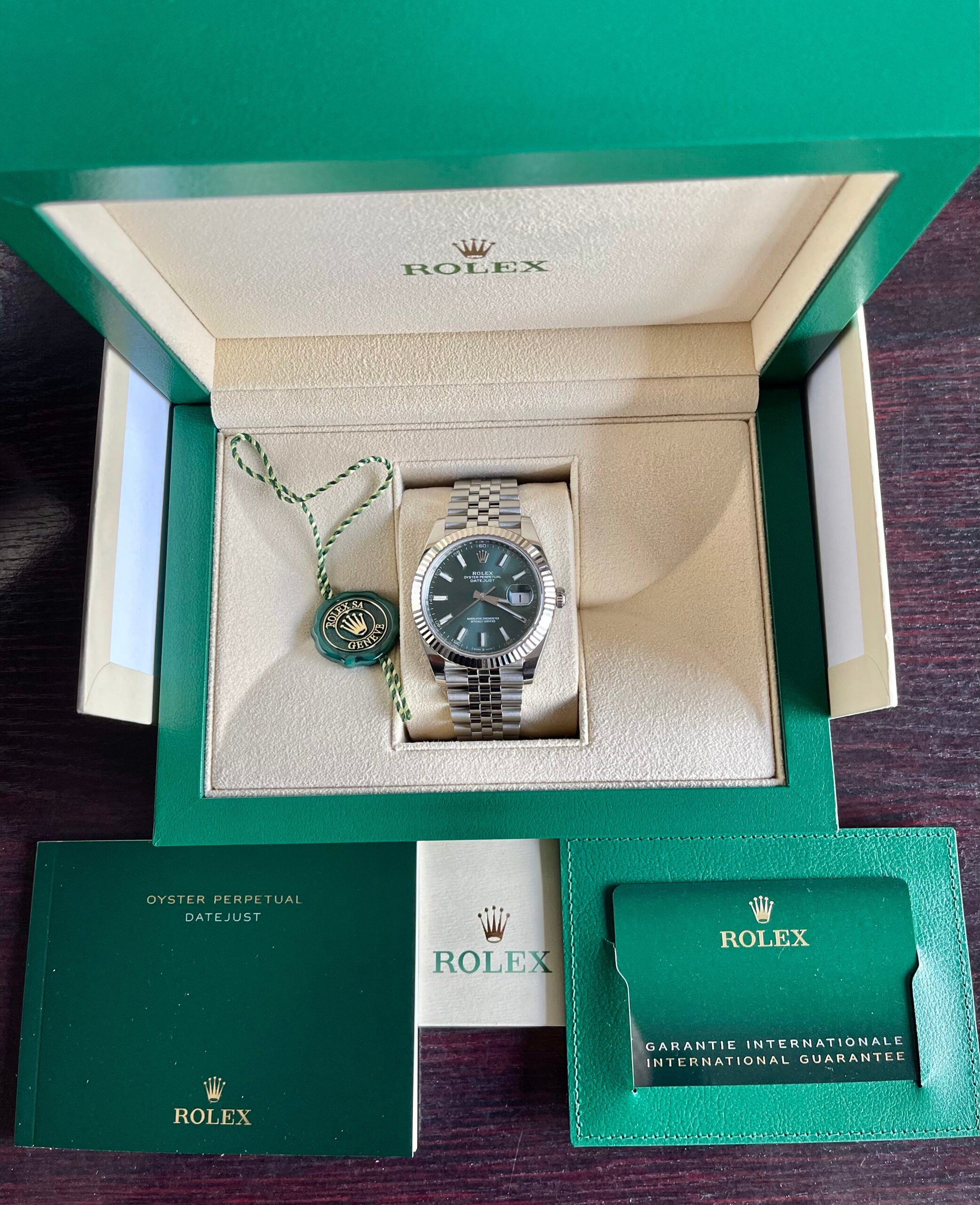 Rolex Datejust 41 Mint Green 2023
