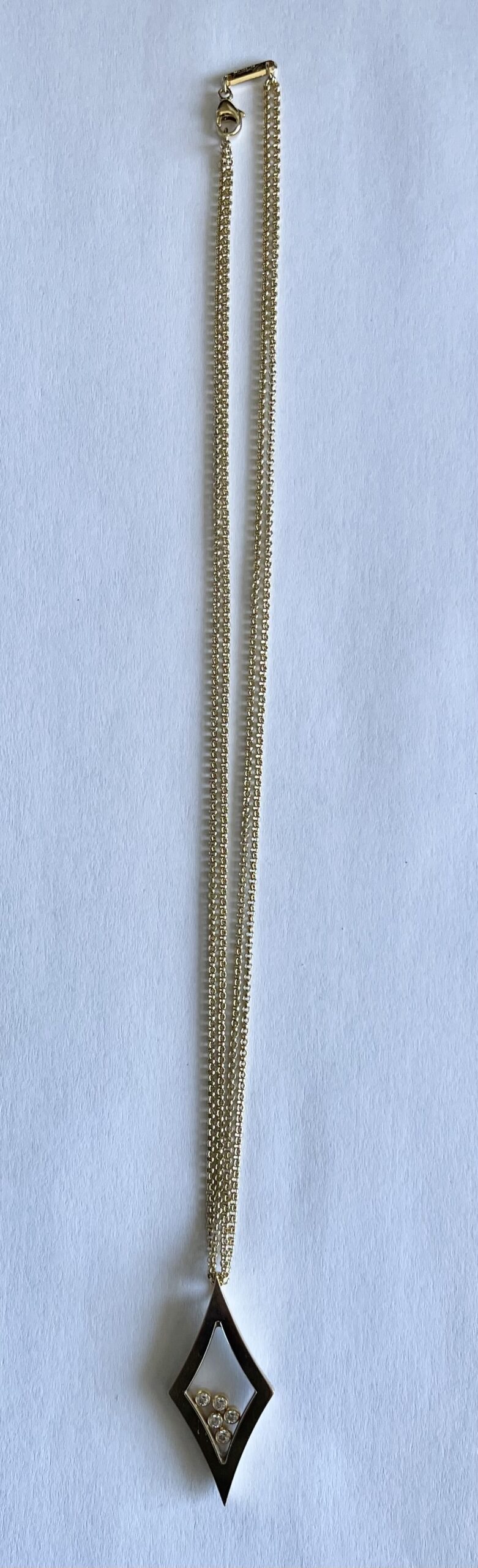 Chopard Floating Diamond Gold Pendant
