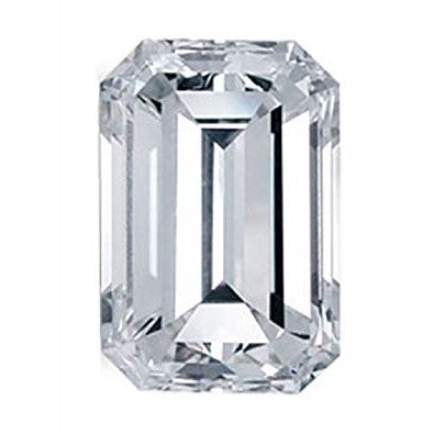 0.64 ct J VVS2 Emerald Cut Diamond