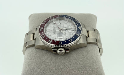 Rolex Gmt 2 Pepsi Meteorite Dial 18ct White Gold